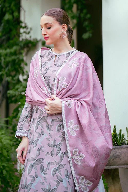 3PC - Printed Lawn Zarri Shirt With Voile Printed Dupatta - 1522 - Sapphire Studios