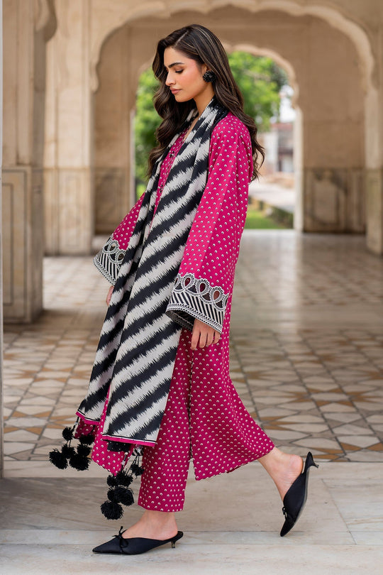 3PC KARANDI PRINTED SHIRT WITH KARANDI PRINTED DUAPTTA AND TROUSER-829
