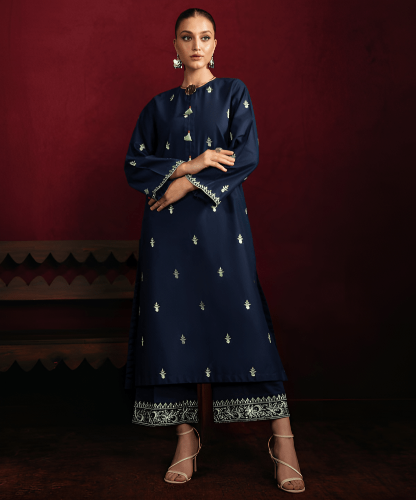 Dhanak 2PC Embroidered - 147 - Sapphire Studios