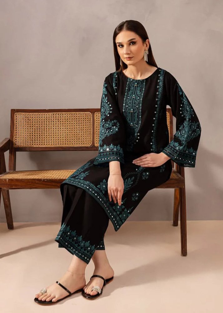 Dhanak - 2pc Embroidered - 3369 - Sapphire Studios