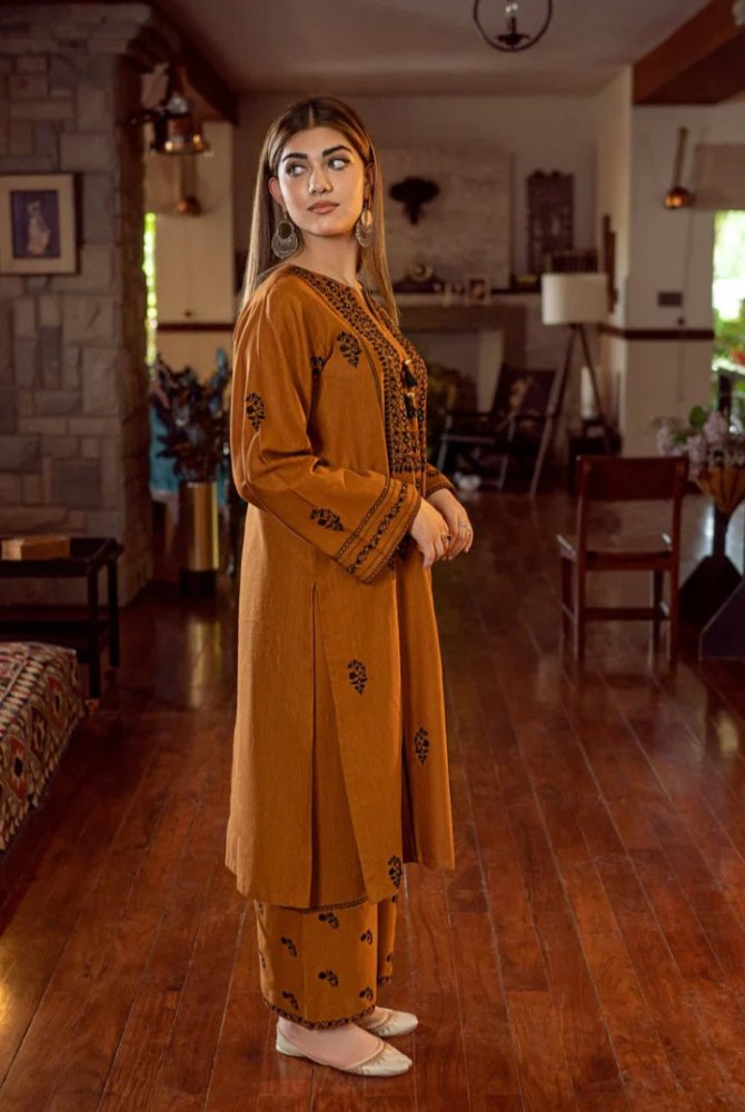 Dhanak - 2pc Embroidered - 3543 - Sapphire Studios