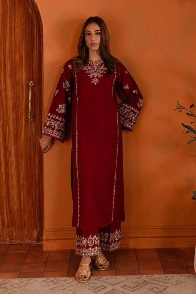 Dhanak - 2PC Embroidered - 6003 - Sapphire Studios