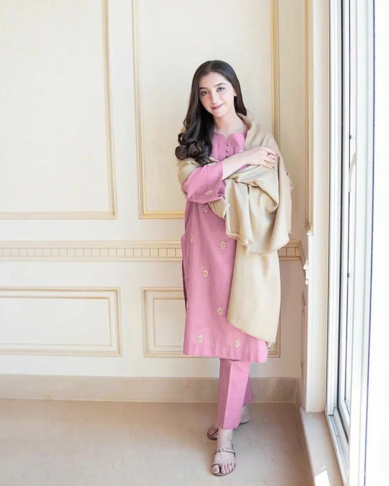 Dhanak 3PC Embroidered - 1298 - Sapphire Studios