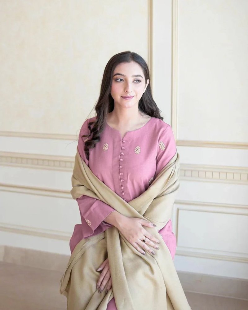 Dhanak 3PC Embroidered - 1298 - Sapphire Studios