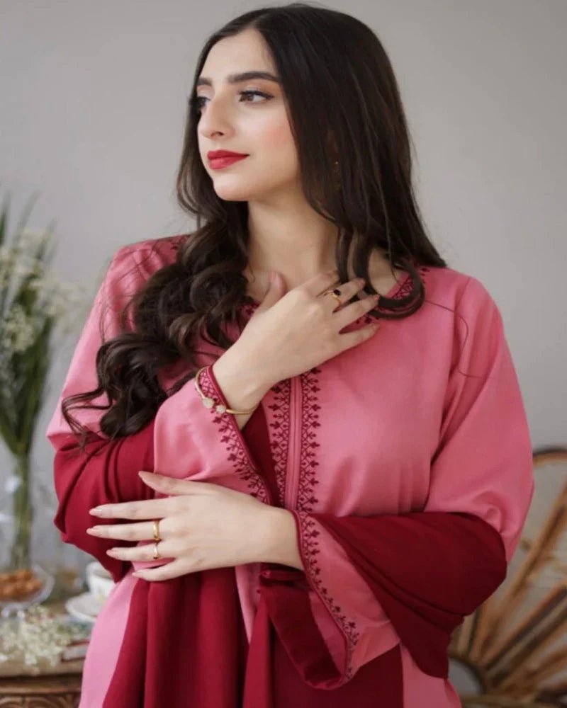 Dhanak 3PC Embroidered - 617 - Sapphire Studios