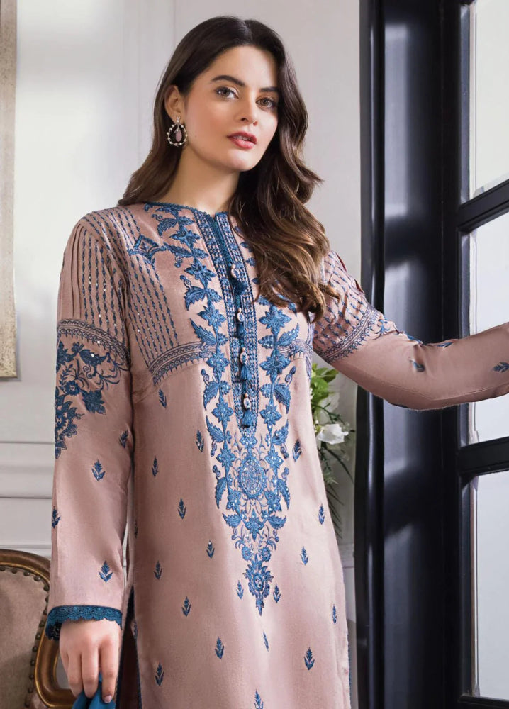 Dhanak 3PC Embroidered Shirt with Chiffon Dupatta - 142 - Sapphire Studios