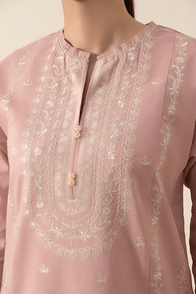 Dhanak - 3PC Embroidered Shirt with Chiffon Embroidered Dupatta - 3133 - Sapphire Studios