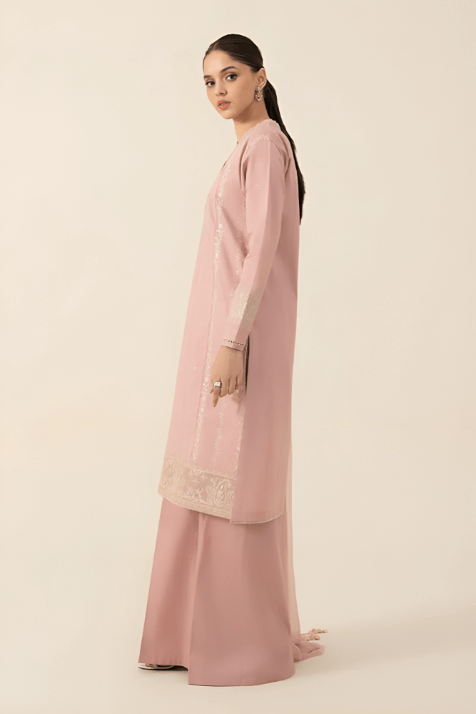 Dhanak - 3PC Embroidered Shirt with Chiffon Embroidered Dupatta - 3133 - Sapphire Studios