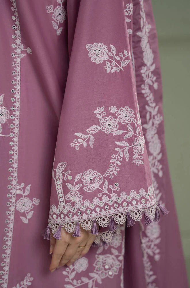 Dhanak 3PC Embroidered Shirt with Chiffon Embroidered Dupatta - 3518 - Sapphire Studios