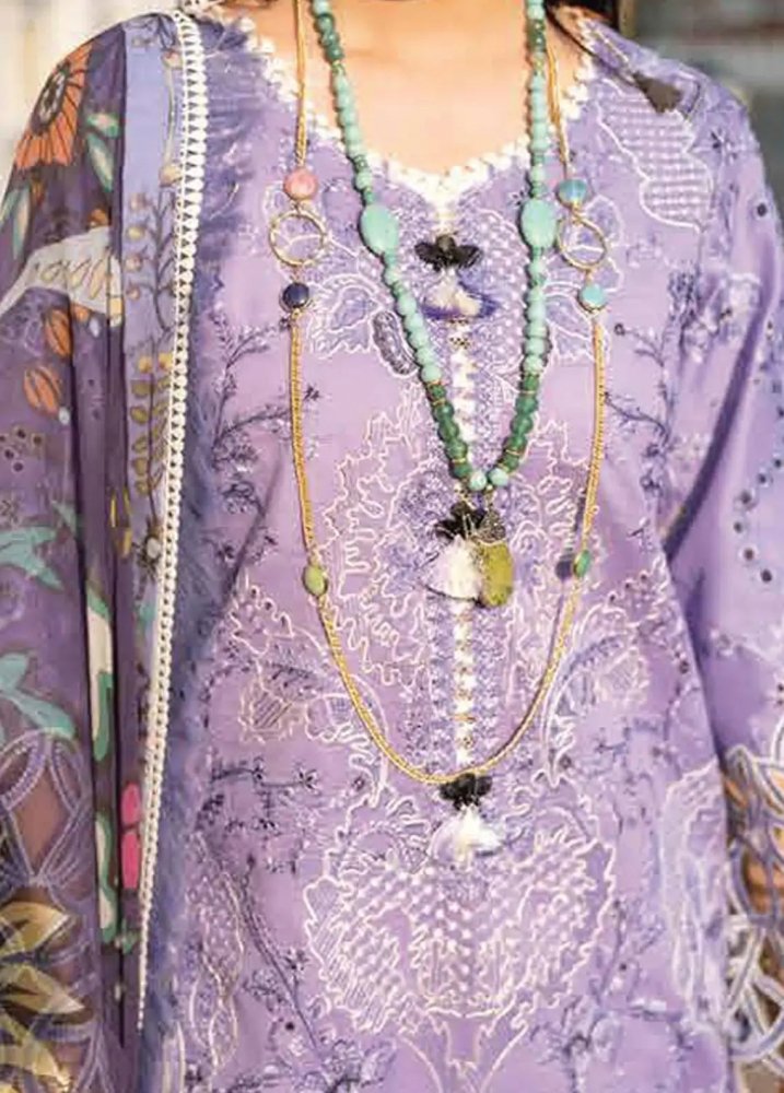 Dhanak - 3PC Embroidered Shirt with Digital Printed Wool Shawl - 362 - Sapphire Studios