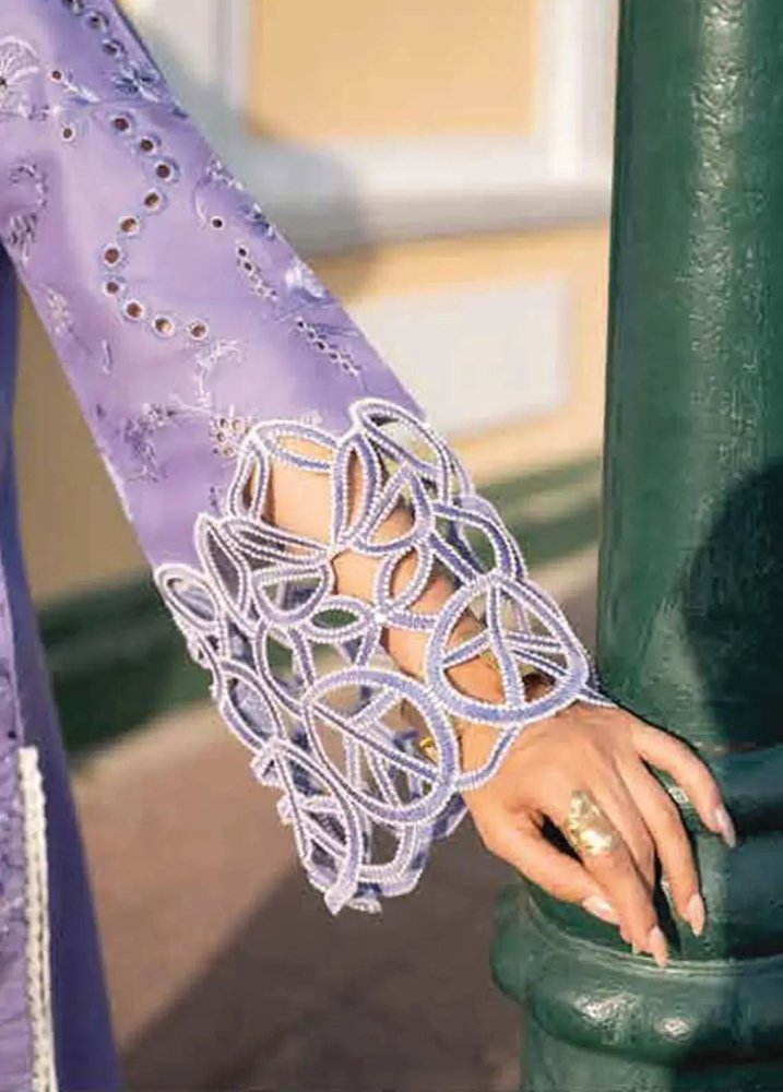 Dhanak - 3PC Embroidered Shirt with Digital Printed Wool Shawl - 362 - Sapphire Studios