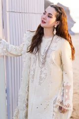 Dhanak - 3PC Embroidered Shirt with Organza Digital Printed Embroidered Dupatta - 3360 - Sapphire Studios