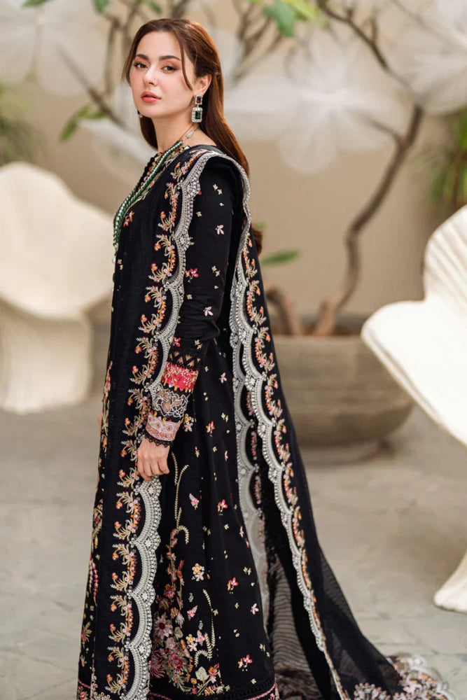 Dhanak - 3PC Embroidered Shirt with Organza Embroidered Dupatta - 3262 - Sapphire Studios