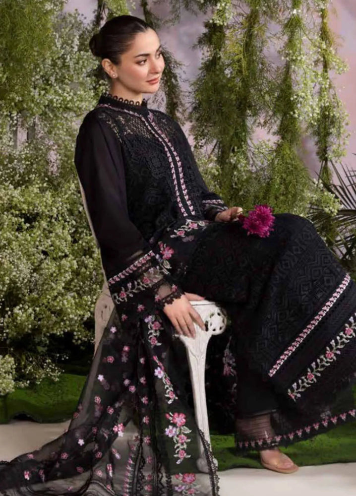Dhanak - 3PC Embroidered Shirt With Organza Embroidered Dupatta - 3284 - Sapphire Studios