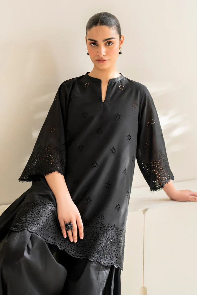 Dhanak 3PC Embroidered With Chiffon Dupatta - 152 - Sapphire Studios