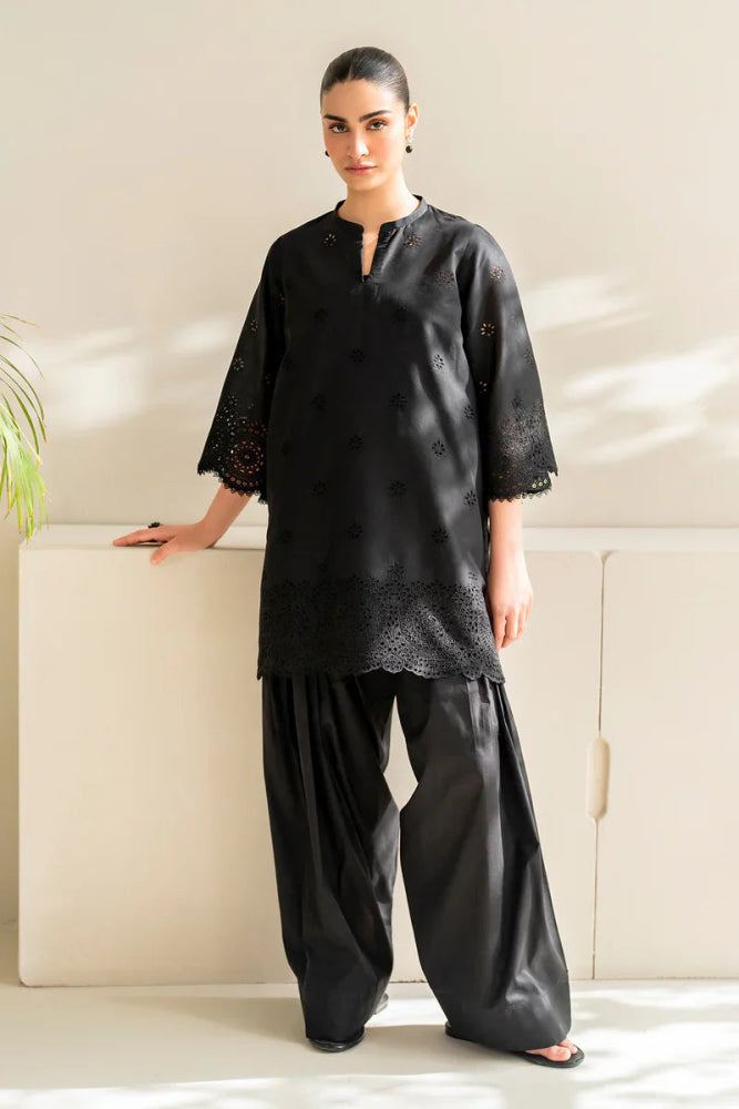 Dhanak 3PC Embroidered With Chiffon Dupatta - 152 - Sapphire Studios