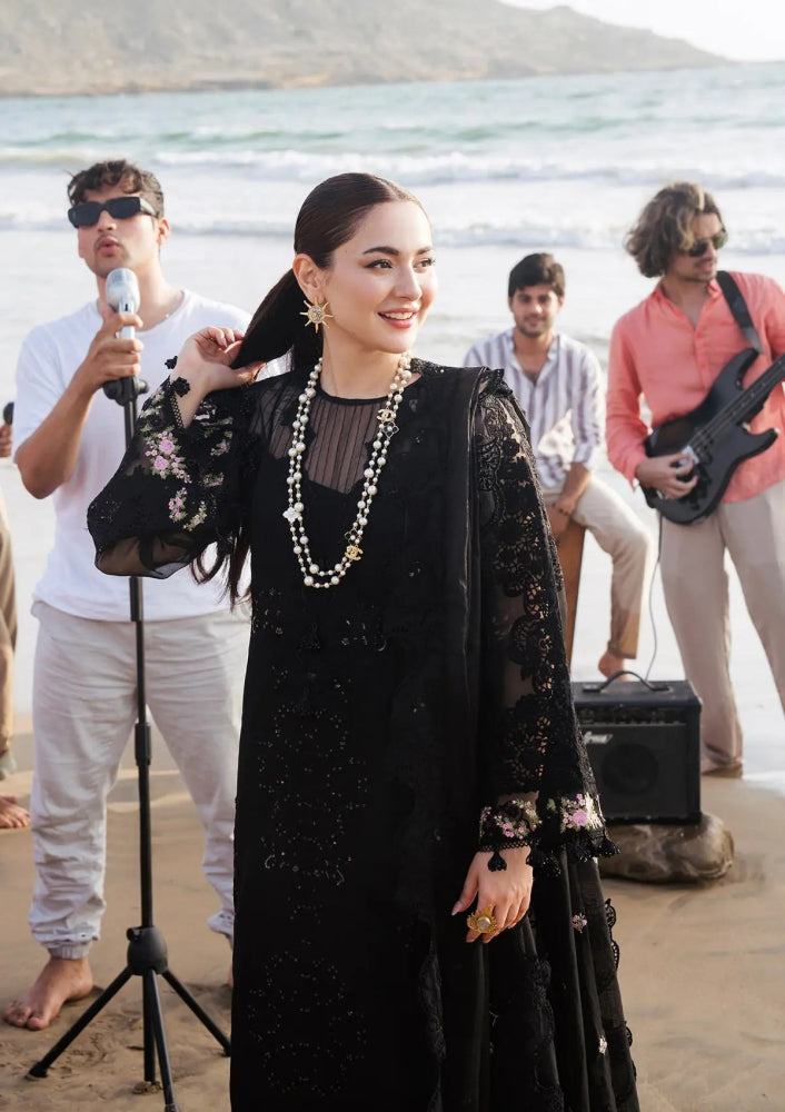 Dhanak 3PC Embroidered With Organza Embroidered Dupatta - 163 - Sapphire Studios