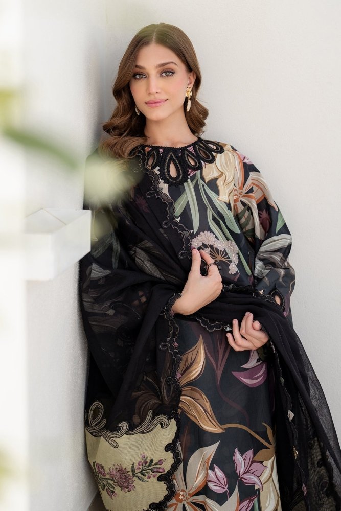 Karandi - 3PC Digital Printed Shirt with Karandi Digital Printed Dupatta - 1713 - Sapphire Studios