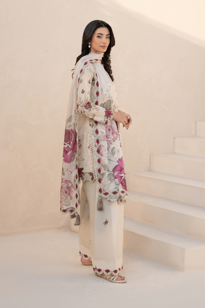 KHADDAR - 3PC WITH KHADDAR PRINTED SHIRT & TROUSER - 927 - Sapphire Studios