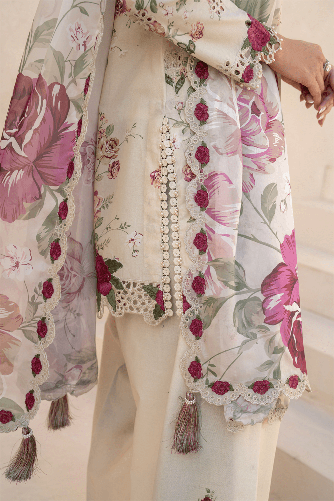 KHADDAR - 3PC WITH KHADDAR PRINTED SHIRT & TROUSER - 927 - Sapphire Studios