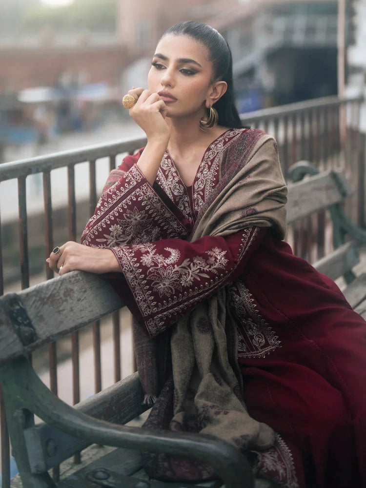 Lawn - 3PC Embroidered Shirt with Digital Printed Jacquard Dupatta - 1148 - Sapphire Studios