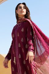 Lawn - 3PC Embroidered Shirt with Digital Printed Jacquard Dupatta - 1331 - Sapphire Studios