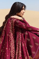 Lawn - 3PC Embroidered Shirt with Digital Printed Jacquard Dupatta - 1331 - Sapphire Studios