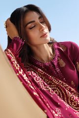 Lawn - 3PC Embroidered Shirt with Digital Printed Jacquard Dupatta - 1331 - Sapphire Studios