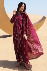Lawn - 3PC Embroidered Shirt with Digital Printed Jacquard Dupatta - 1331 - Sapphire Studios