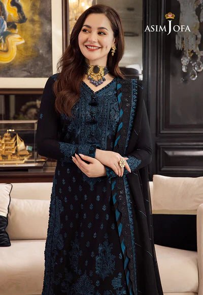 Lawn - 3PC Embroidered Shirt with Organza Embroidered Dupatta - 1064 - Sapphire Studios