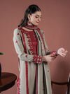 Lawn 3PC Embroidered Shirt with Organza Embroidered Dupatta - 1211 - Sapphire Studios