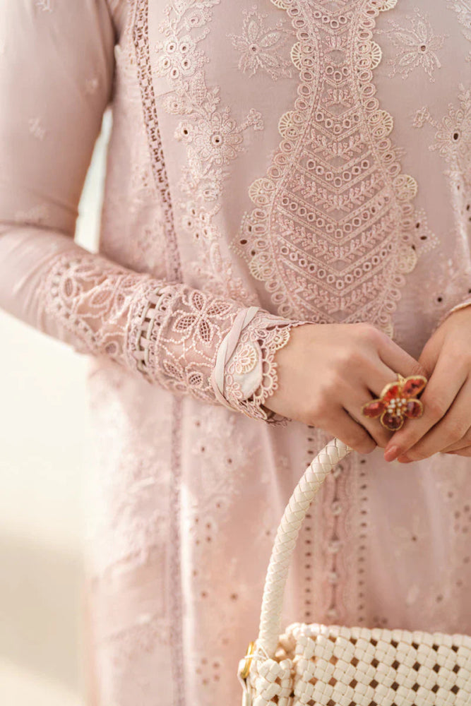 Lawn - 3PC Embroidered Shirt with Organza Embroidered Dupatta - 1270 - Sapphire Studios