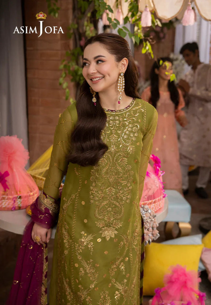 Lawn 3PC Embroidered With Chiffon Embroidered Dupatta - 1032 - Sapphire Studios