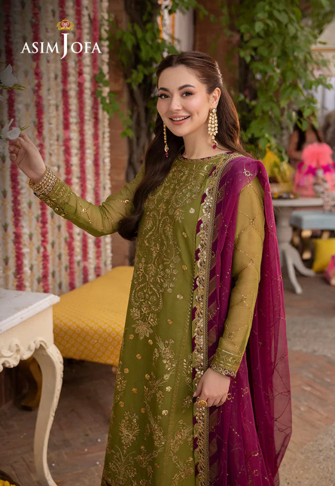 Lawn 3PC Embroidered With Chiffon Embroidered Dupatta - 1032 - Sapphire Studios