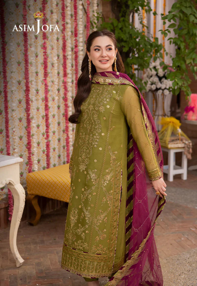 Lawn 3PC Embroidered With Chiffon Embroidered Dupatta - 1032 - Sapphire Studios