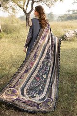 Lawn - 3PC Embroidered with Digital Printed Dupatta - 1075 - Sapphire Studios