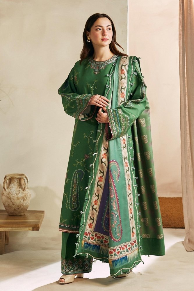 Lawn - 3PC Embroidered with Digital Printed Dupatta - 1141 - Sapphire Studios