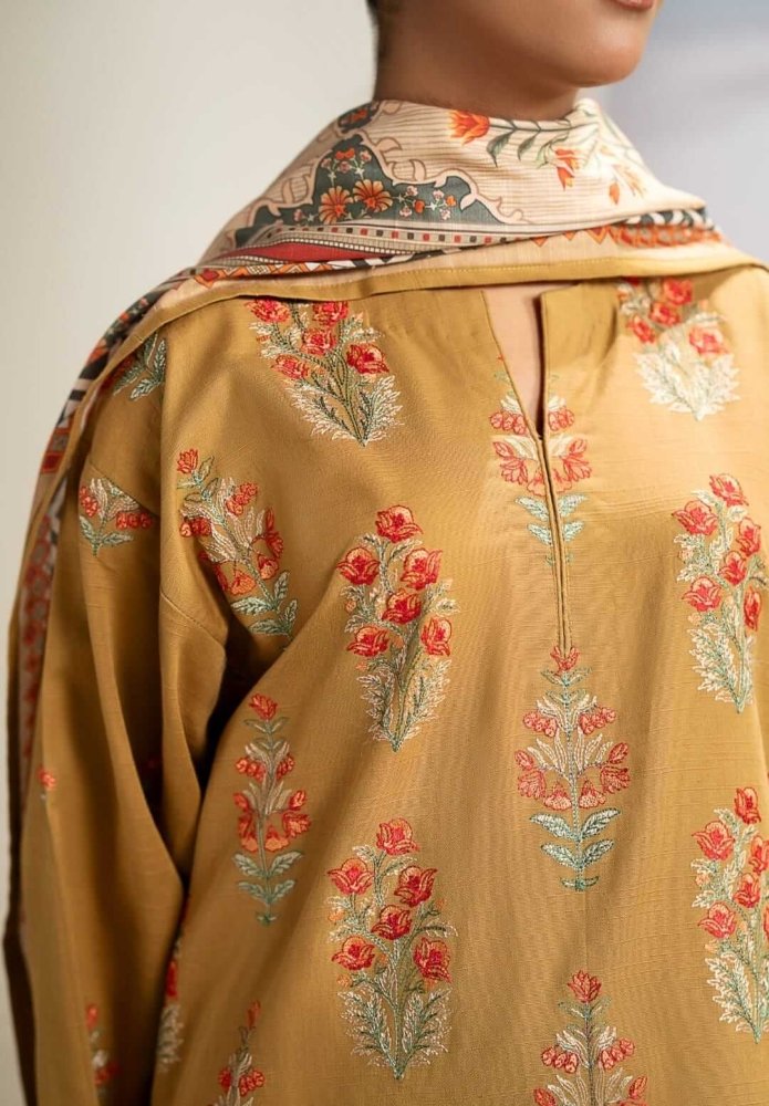 LAWN 3PC EMBROIDERED WITH DIGITAL PRINTED DUPATTA - 1188 - Sapphire Studios