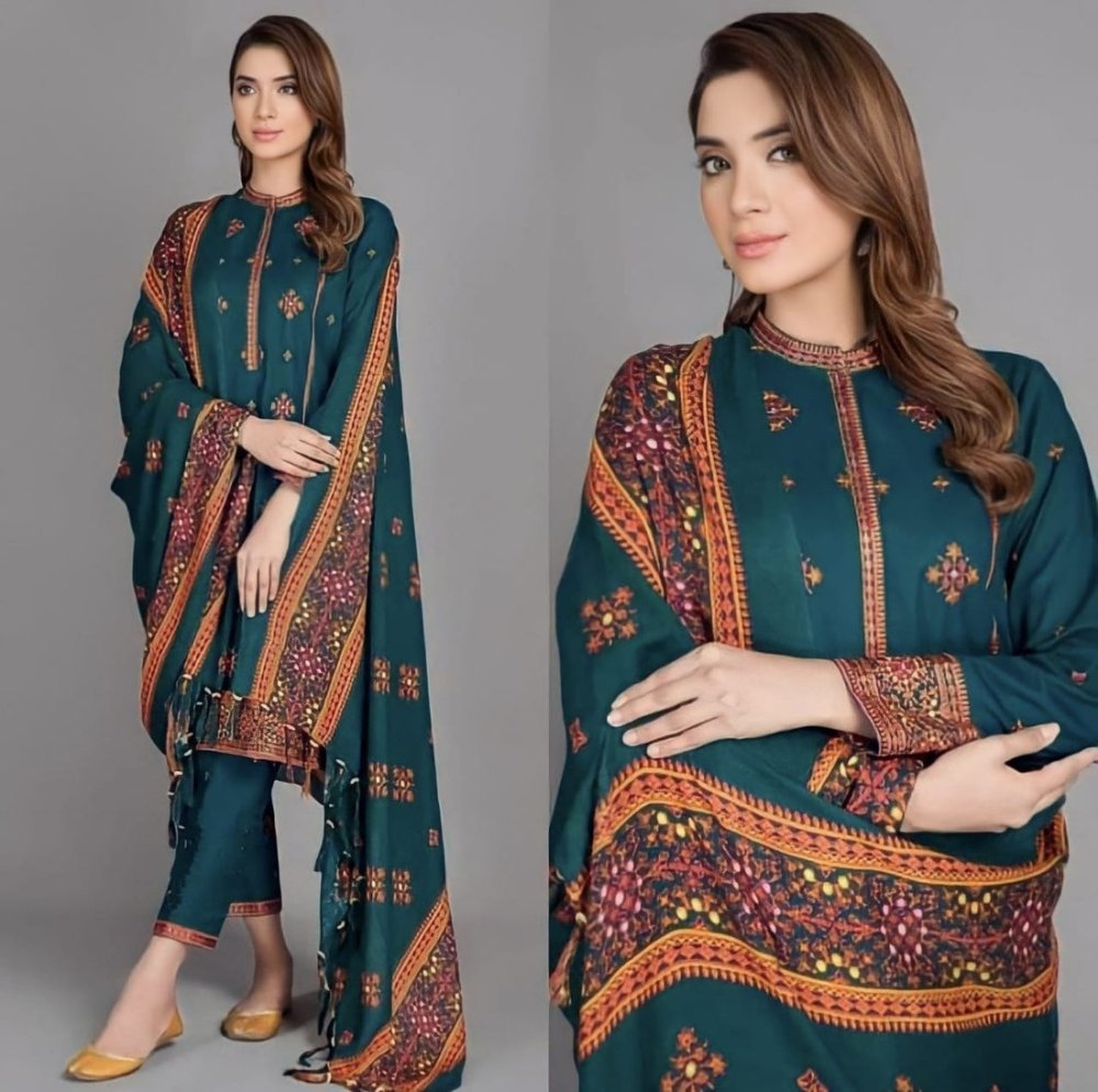 Lawn - 3PC Embroidered with Lawn Embroidered Dupatta - 1118 - Sapphire Studios