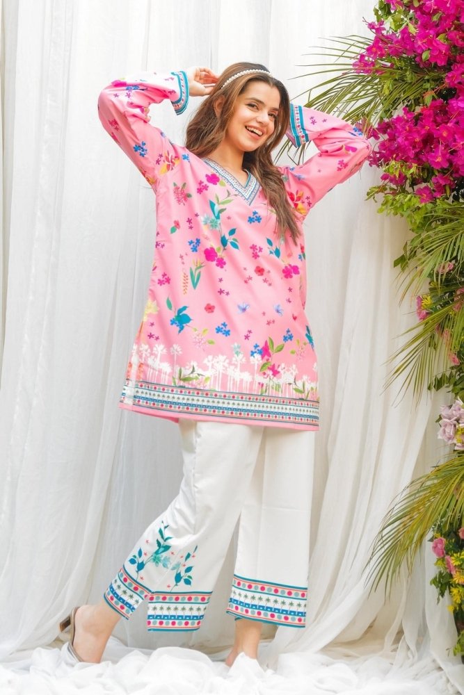 LULUSAR Silk 2PC Digital Printed - 876 - Sapphire Studios