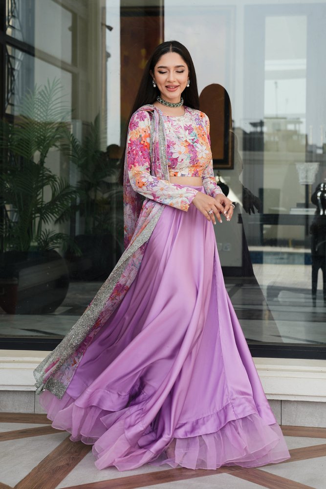 LULUSAR Silk 3PC Digital Printed - 872 - Sapphire Studios