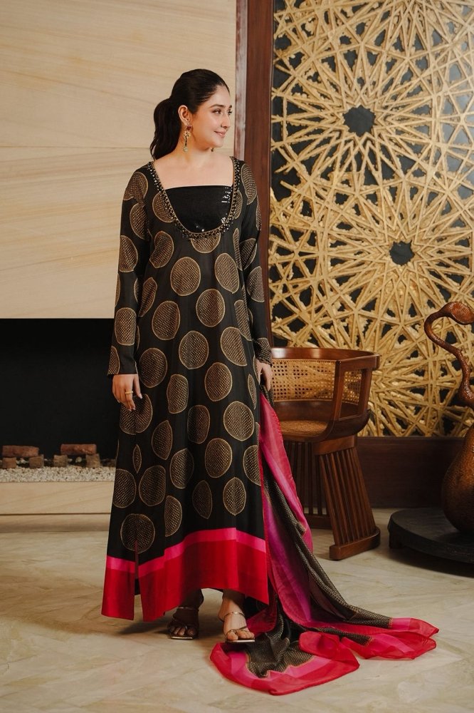 LULUSAR Silk 3PC Digital Printed - 877 - Sapphire Studios