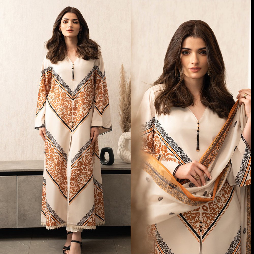 Silk 2PC Digital Printed - 851 - Sapphire Studios