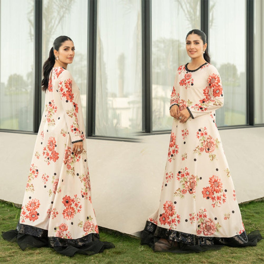 Silk 2PC Digital Printed - 853 - Sapphire Studios