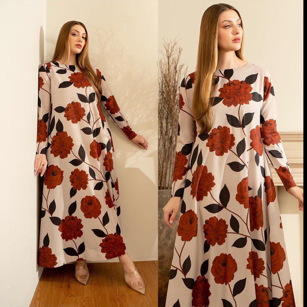 Silk 2PC Digital Printed - 856 - Sapphire Studios