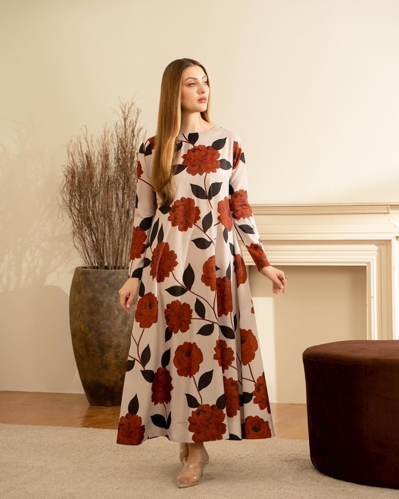 Silk 2PC Digital Printed - 856 - Sapphire Studios