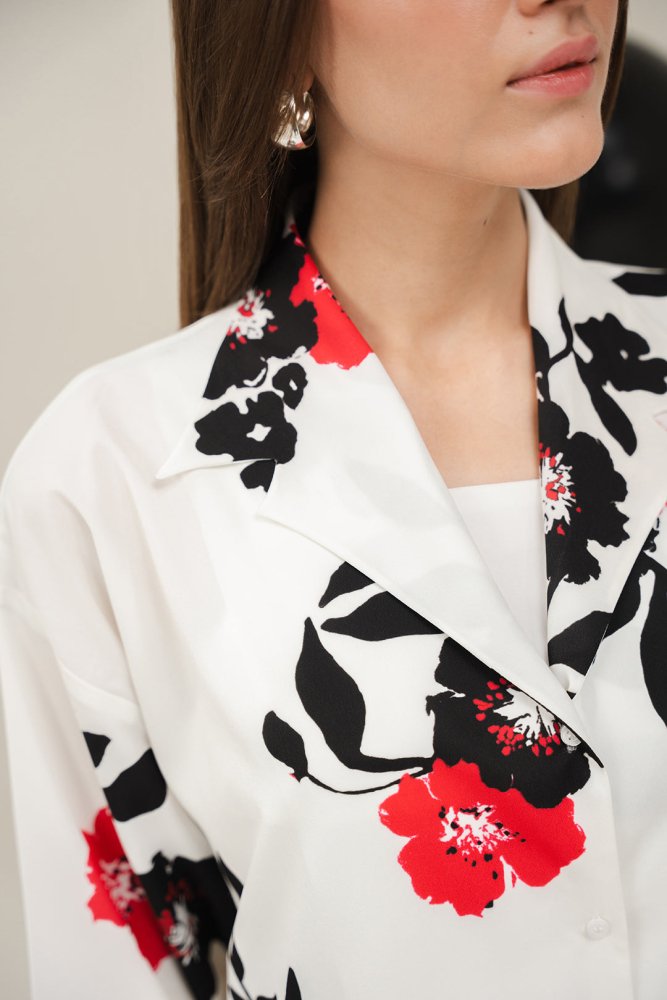 Silk 2PC Digital Printed - 858 - Sapphire Studios