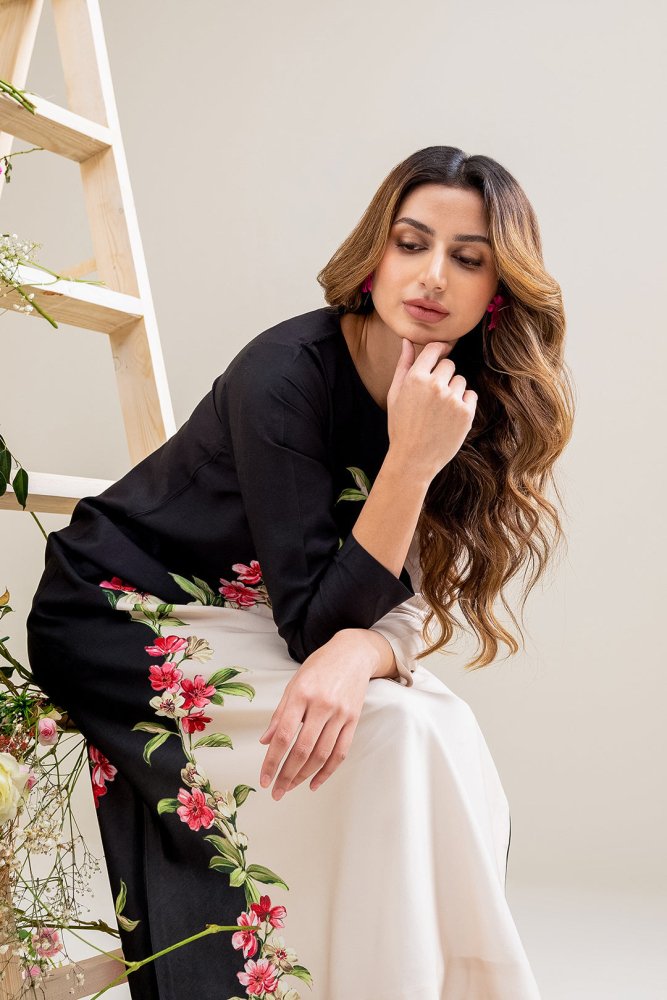 Silk 2PC Digital Printed - 859 - Sapphire Studios