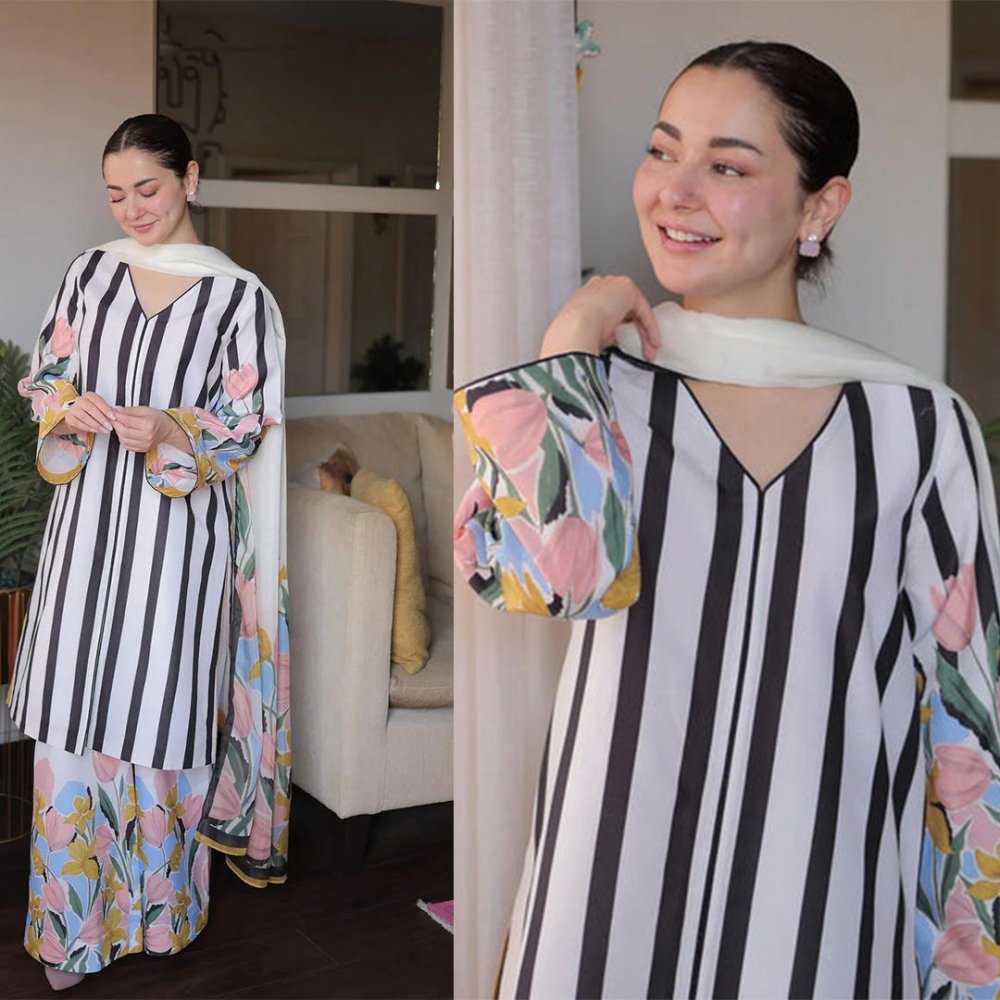 Silk 3PC Digital Printed - 865 - Sapphire Studios